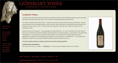 Desktop Screenshot of lionheartwines.com